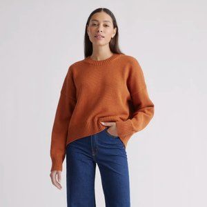 100% Organic Cotton Boyfriend Crew Sweater